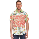 Surf's Up Kowabunga S/S Button Down Shirt Short Sleeve Button Down Shirt - AOP - Thathoodyshop
