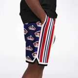 Long Live the Queen Basketball Shorts Basketball Short Rib - AOP - Thathoodyshop