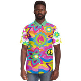 Glory Days S/S Button Down Shirt Short Sleeve Button Down Shirt - AOP - Thathoodyshop