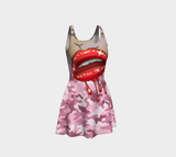 Luscious Lips Dress Flare Dress - Thathoodyshop