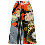 Dance Steps Pinstripe Flare Leg Joggers Bellbottoms - Thathoodyshop