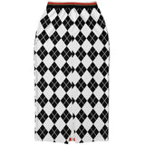 Argyle Me Pocket Maxi Skirt - Black Maxi Skirt - Thathoodyshop