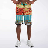Cheery-Cherry Basketball Shorts Basketball Short Rib - AOP - Thathoodyshop