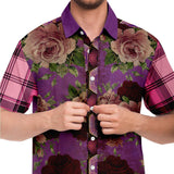 Crosby Stills S/S Button Down Shirt Short Sleeve Button Down Shirt - AOP - Thathoodyshop