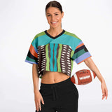 Trinidad Crop Jersey Cropped Football Jersey - AOP - Thathoodyshop