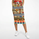 Africa Bombastic Long Pocket Skirt Athletic Long Pocket Skirt - AOP - Thathoodyshop