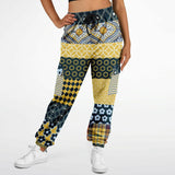 Dauphin Patchwork Stripe Unisex Cargo Joggers Athletic Cargo Sweatpants - AOP - Thathoodyshop