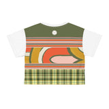 Turtle Splash Crop Tee Crop Top - Thathoodyshop