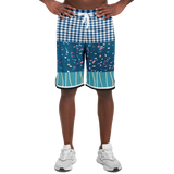 Blue Dream Basketball Shorts Basketball Short Rib - AOP - Thathoodyshop