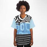 Pacific Palisades Patchwork Button Front Jersey Baseball Jersey - Thathoodyshop