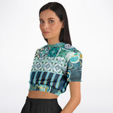 Green Meknes Cropped Sweater Cropped Sweater - Thathoodyshop