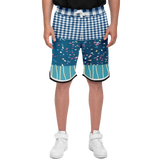 Blue Dream Basketball Shorts Basketball Short Rib - AOP - Thathoodyshop