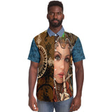 Steampunk Galatica S/S Button Down Shirt Short Sleeve Button Down Shirt - AOP - Thathoodyshop