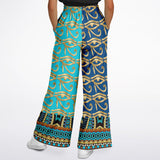 Many Blessings Horus Eye Stretchy Phat Bellbottoms Flare Leg Pants - Thathoodyshop