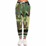 THS Snake Bite Fleece Joggers in Green Camo Joggers - Thathoodyshop
