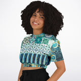 Green Meknes Cropped Sweater Cropped Sweater - Thathoodyshop