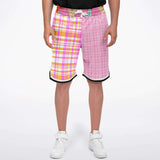 Pink Passion Basketball Shorts Basketball Short Rib - AOP - Thathoodyshop