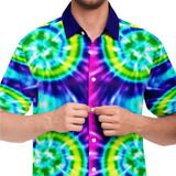 Rings of Saturn S/S Button Down Shirt Short Sleeve Button Down Shirt - AOP - Thathoodyshop