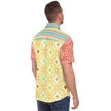 Kaleidoscope S/S Button Down Shirt Short Sleeve Button Down Shirt - AOP - Thathoodyshop