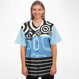 Pacific Palisades Patchwork Button Front Jersey Baseball Jersey - Thathoodyshop