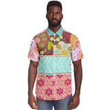 Summer of Love S/S Button Down Shirt Short Sleeve Button Down Shirt - AOP - Thathoodyshop