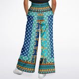 Many Blessings Horus Eye SW Stretchy Phat Bellbottoms Flare Leg Pants - Thathoodyshop