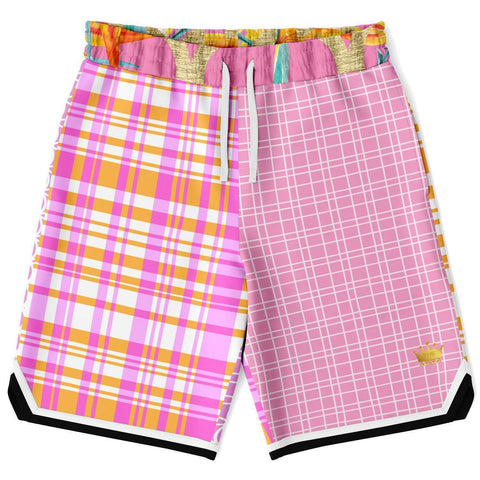 Pink Passion Basketball Shorts Basketball Short Rib - AOP - Thathoodyshop