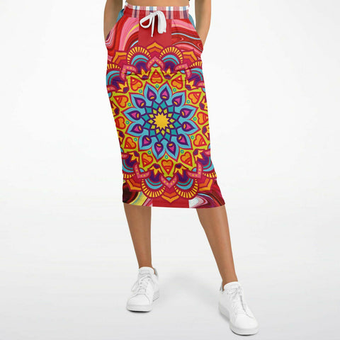 Hippy-Dippy Mandala Long Pocket Skirt Long Pocket Skirt - Thathoodyshop