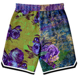Royal Peacock Basketball Shorts Basketball Short Rib - AOP - Thathoodyshop