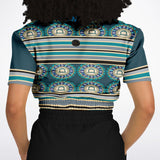 Balanced Life Cropped Sweater Cropped Short Sleeve Sweater - Thathoodyshop
