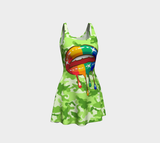 Rainbow Kiss II Dress Flare Dress - Thathoodyshop