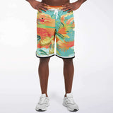 The Koi Dragon Basketball Shorts Basketball Short Rib - AOP - Thathoodyshop
