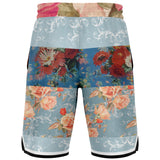 Blue Cabbage Basketball Shorts Basketball Short Rib - AOP - Thathoodyshop