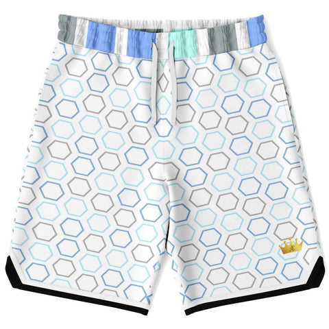 Blues Skies Ahead Basketball Shorts Basketball Short Rib - AOP - Thathoodyshop