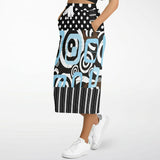 Pacific Palisades Geo Swirl Long Pocket Skirt Long Pocket Skirt - Thathoodyshop