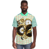 Punk This S/S Button Down Shirt Short Sleeve Button Down Shirt - AOP - Thathoodyshop