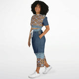 Rustica Denim Skirt Set Skirt Set - Thathoodyshop