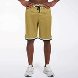 Brown Amarillo Basketball Shorts Basketball Short Rib - AOP - Thathoodyshop