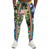 THS Snake Bite Patchwork Camo Fleece Joggers Joggers - Thathoodyshop