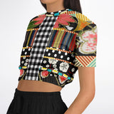 Versailles Cropped Sweater Cropped Short Sleeve Sweater - Thathoodyshop