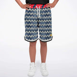 Liberty Pebble Basketball Shorts (Unisex) Basketball Short Rib - AOP - Thathoodyshop