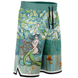 My Little Mermaid Basketball Shorts Basketball Short Rib - AOP - Thathoodyshop