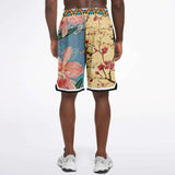 The Generation Gap Basketball Shorts Basketball Short Rib - AOP - Thathoodyshop