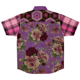 Crosby Stills S/S Button Down Shirt Short Sleeve Button Down Shirt - AOP - Thathoodyshop