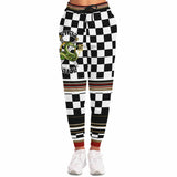 THS Snake Bite Checkmate Fleece Joggers Fashion Jogger - AOP - Thathoodyshop