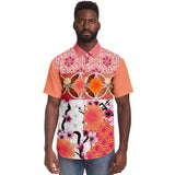 Yamagami S/S Button Down Shirt Short Sleeve Button Down Shirt - AOP - Thathoodyshop