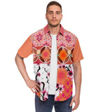 Yamagami S/S Button Down Shirt Short Sleeve Button Down Shirt - AOP - Thathoodyshop