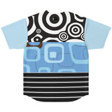 Pacific Palisades Patchwork Button Front Jersey Baseball Jersey - Thathoodyshop