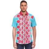 Polka Time S/S Button Down Shirt Short Sleeve Button Down Shirt - AOP - Thathoodyshop
