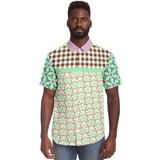 Melon Balls S/S Button Down Shirt Short Sleeve Button Down Shirt - AOP - Thathoodyshop